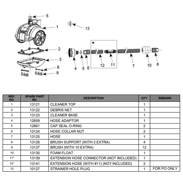 Intex adapter creva za automatski čistač bazena 12859-3